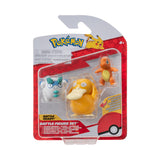 Boti Batte Figur Set Charmander, Galaran, Darumaka, 3st.