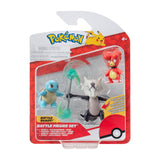 Boti Pokémon Batte Figure Set - Magby, Alolan, Marow, 3e.