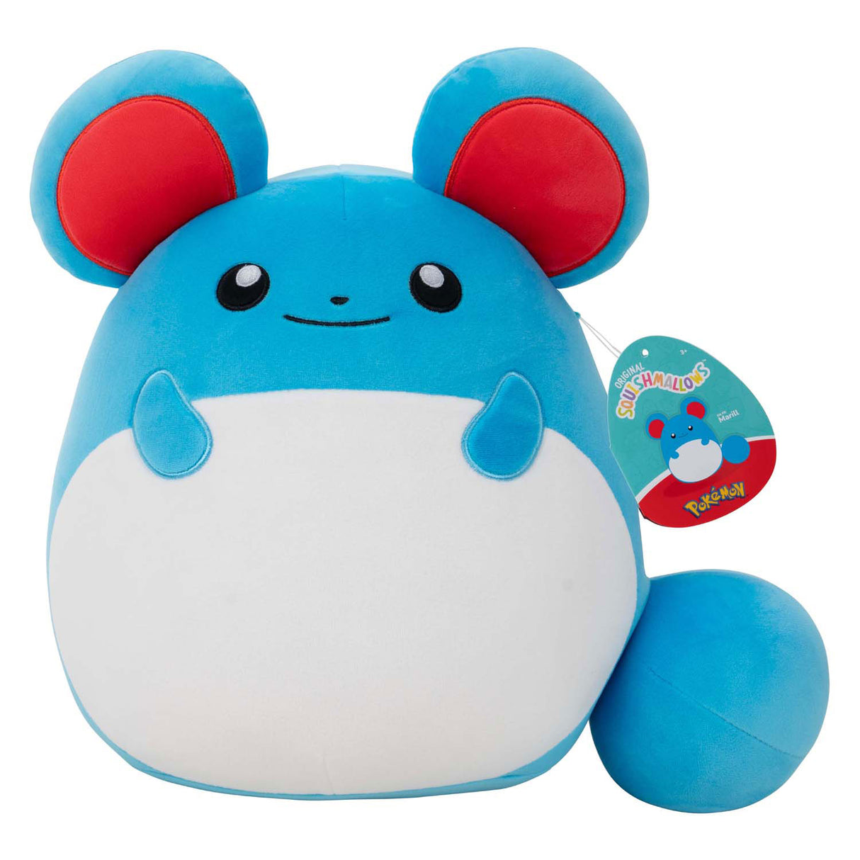 Boti Squishmallows Pokemon Hug Plüsch - Marill, 25 cm