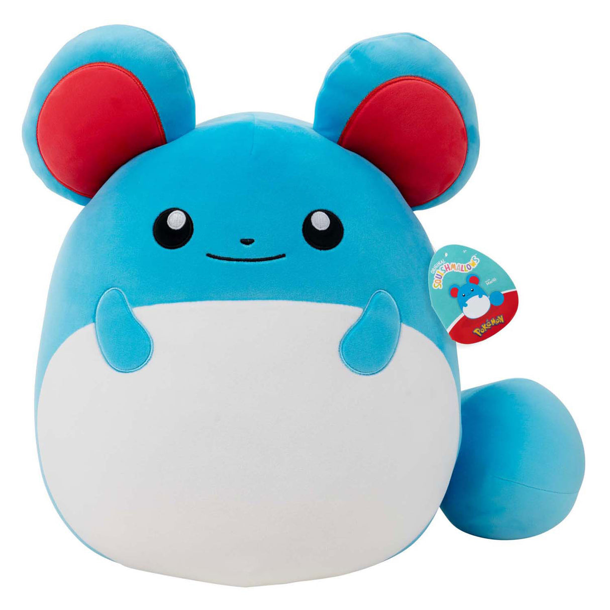 Jazwares squishmallows pokemon coccola peli - marill, 35 cm