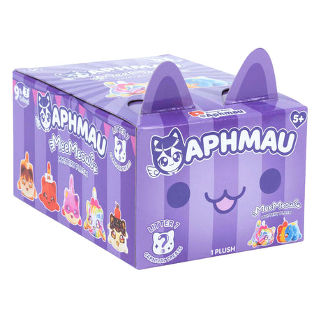 Boti peluche alhmeu 15 cm mystère meemeow série 7 friandises de carnaval | 9 pièces