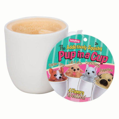 Chiot pop-up Boti dans une tasse spongieuse