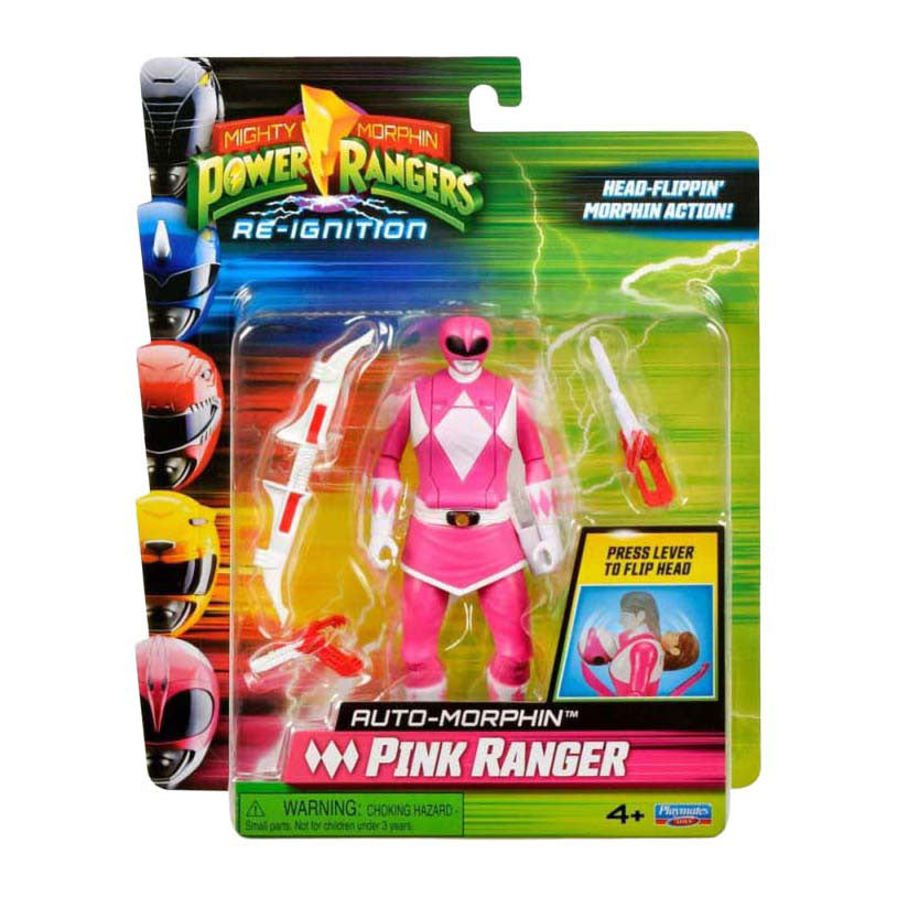 Boti power rangers voiture morphin ranger rose