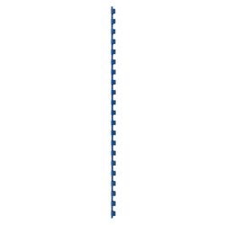 Gbc combbind bindruggen blauw - a4 - 6 mm - 100 stuks