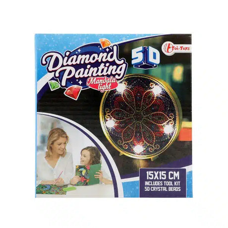 Lampe mandala pour peinture diamant Toi-toys