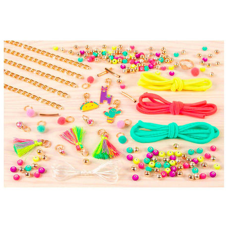 Rendez-le réel - réalisez des bracelets fluo avec des breloques - réalisez 10 bracelets et une bague