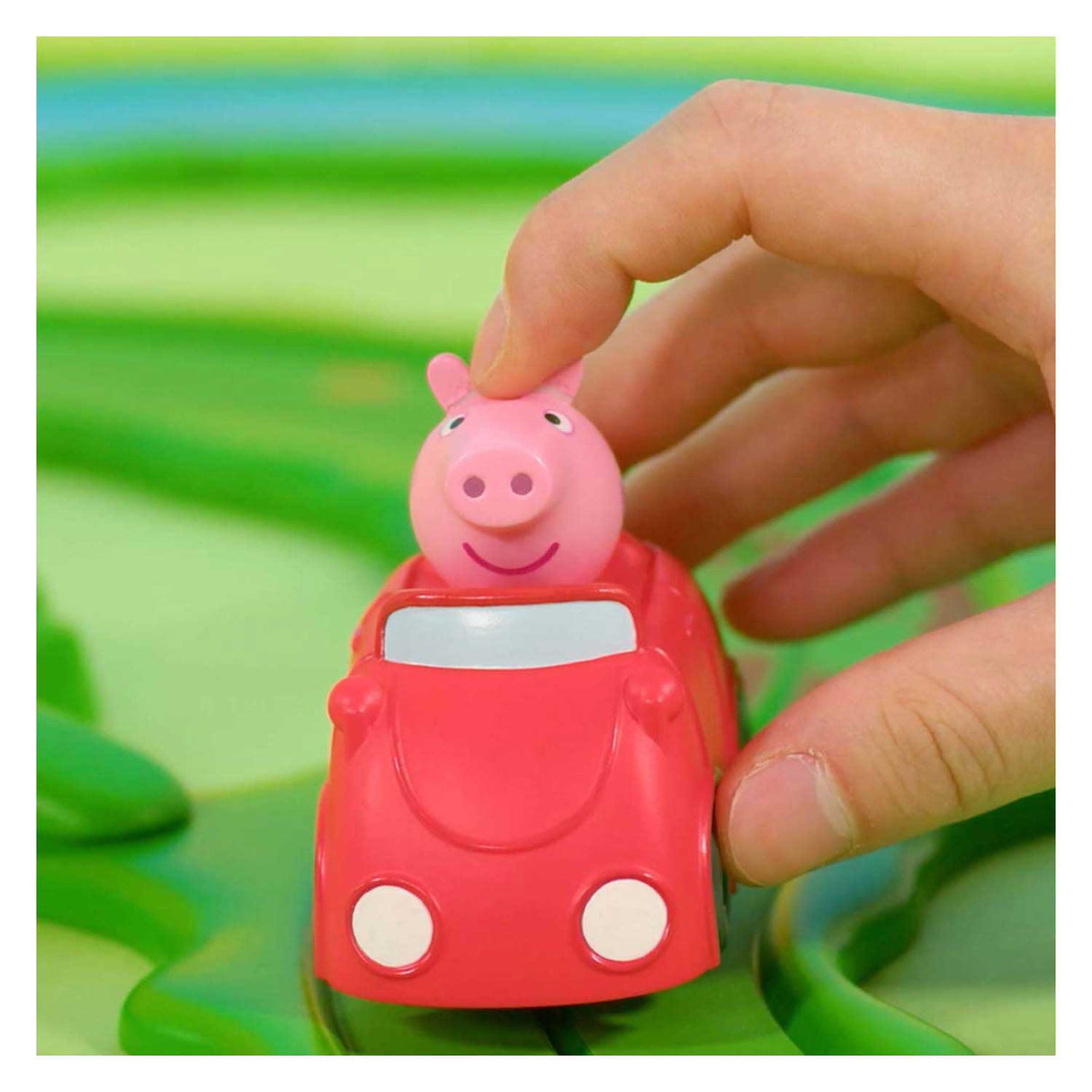 Spectron Peppa Pig tourne autour - la petite voiture rouge de Peppa