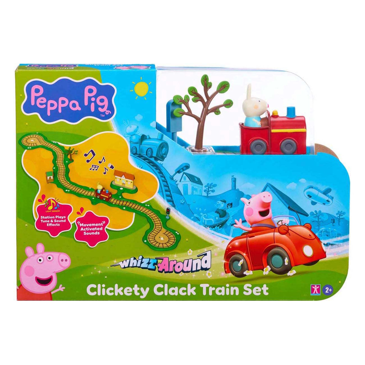 Spectron Peppa Pig whiz around - Coffret de train clickety clack