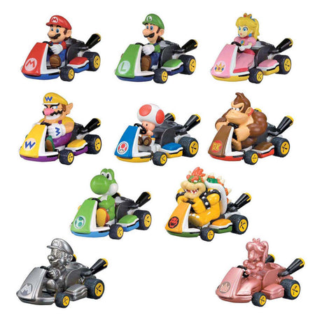 Spectron Mario Kart Pullback Mini Voiture - Oeuf Surprise