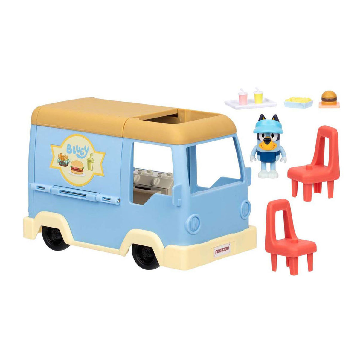 Moose Toys - Ensemble de jeu Bluey Food Truck