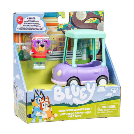 Moose Toys Bluey Basic Véhicule Granny Car Janet