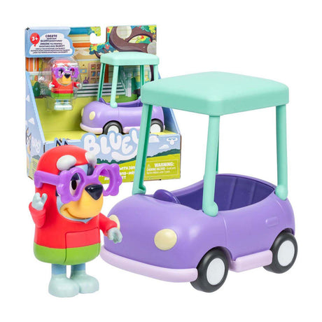 Moose Toys Bluey Basic Véhicule Granny Car Janet