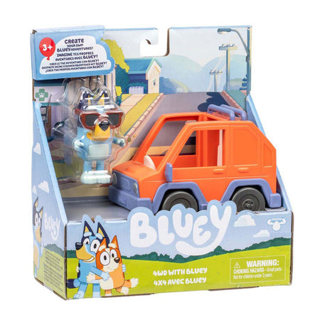 Spectron Bluey Car 4x4 avec figurine Bluey
