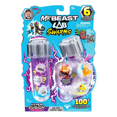 Moose jouets mrbeast essaims fusion pod série 3 - 6 pcs.