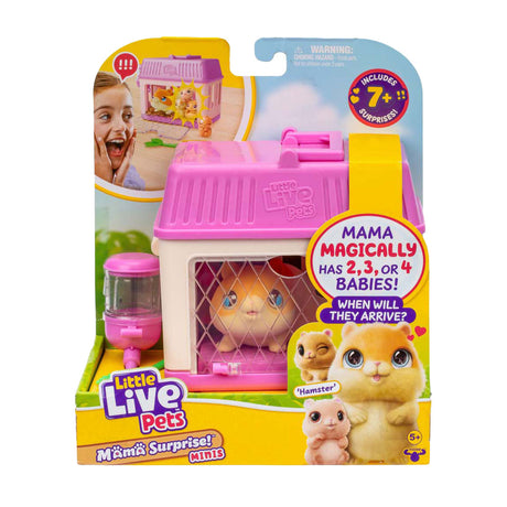 Petits animaux vivants maman surprise mini ensemble de jeu hamster
