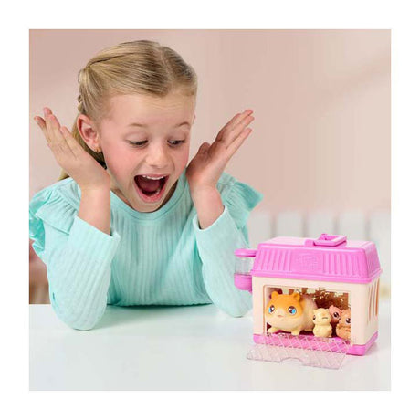 Petits animaux vivants maman surprise mini ensemble de jeu hamster
