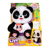 Petits animaux vivants mon bébé panda chuchu - peluche interactive