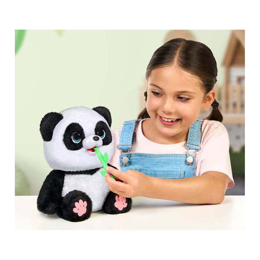 Petits animaux vivants mon bébé panda chuchu - peluche interactive