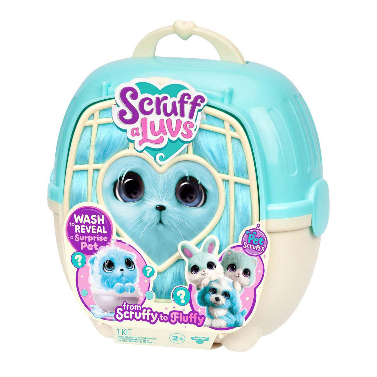 Spectron gratte un animal de compagnie mystère d'amour bleu