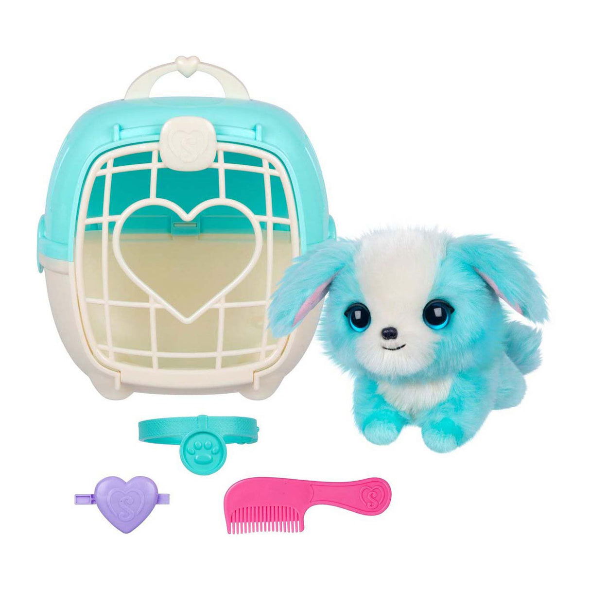 Spectron gratte un animal de compagnie mystère d'amour bleu