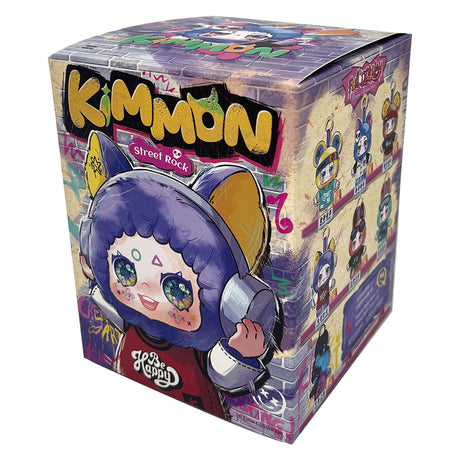 Kimmon - boîte aveugle en peluche de street rock