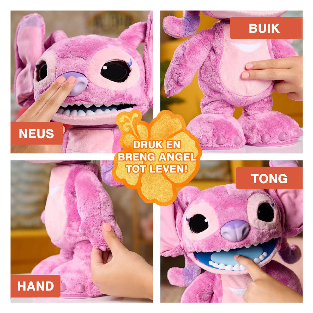 Jouez simplement à la peluche interactive Stitch Ultimate Angel