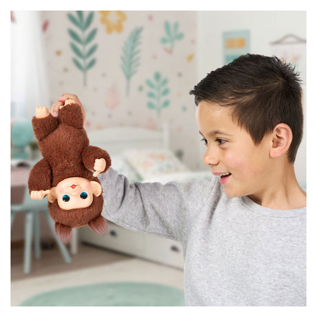 Petits animaux vivants mon bébé mini singe brun cherri | 3 pièces
