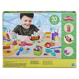 Coffret de jardin Play-doh avec 8 pots en argile - 20 pièces.