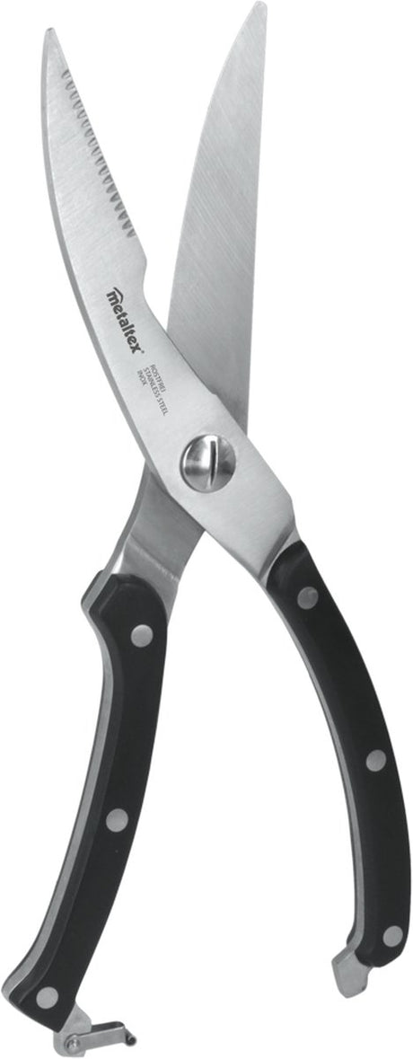 Metaltex - ciseaux à gibier - ciseaux de cuisine - acier inoxydable - manche en bakélite - pour volaille - 25 cm