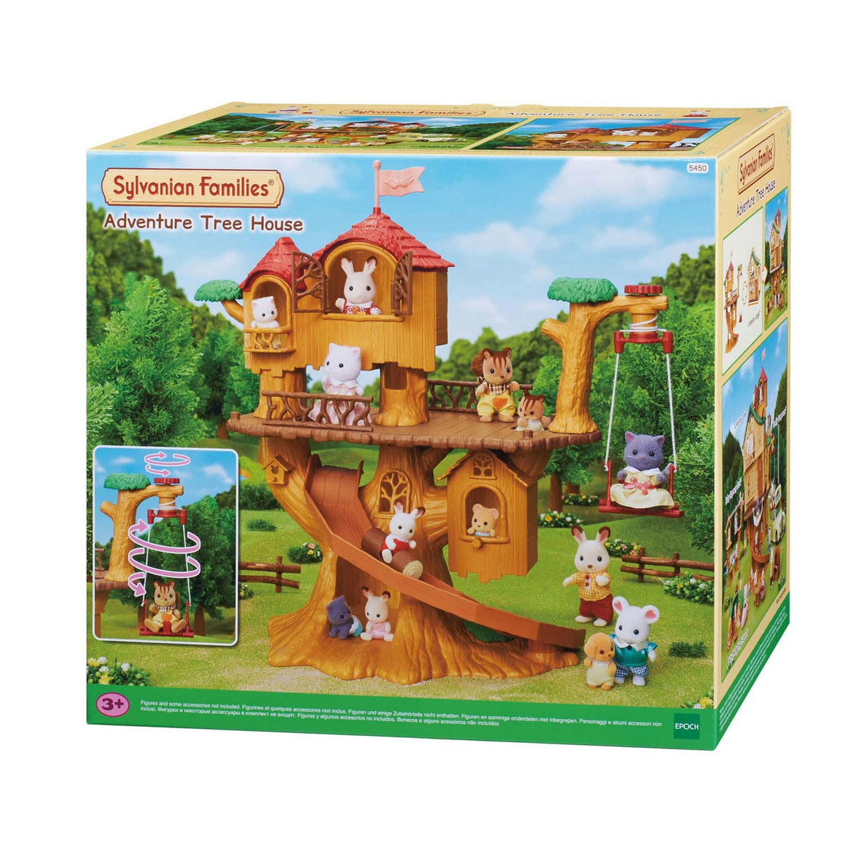 Familles Sylvanian 5450 cabane d'aventure dans les arbres