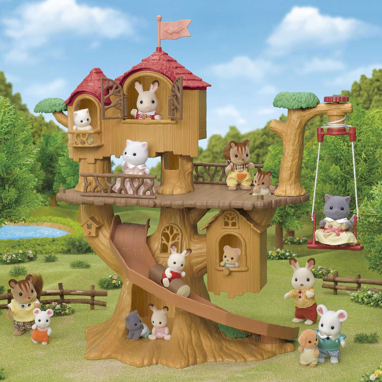 Familles Sylvanian 5450 cabane d'aventure dans les arbres