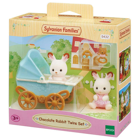 Sylvanian Families 5432 Ensemble de lapins jumeaux en chocolat