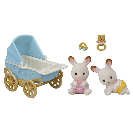 Sylvanian Families 5432 Ensemble de lapins jumeaux en chocolat