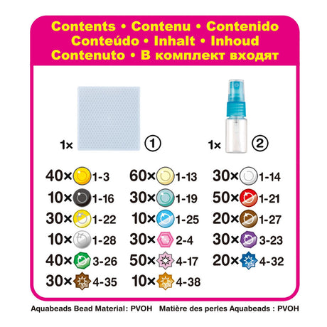 Kit de bricolage de perles de base Scapino aquabeads - bleu