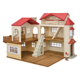 Sylvanian family 5708 maison de poupée avec salle de jeux secrète