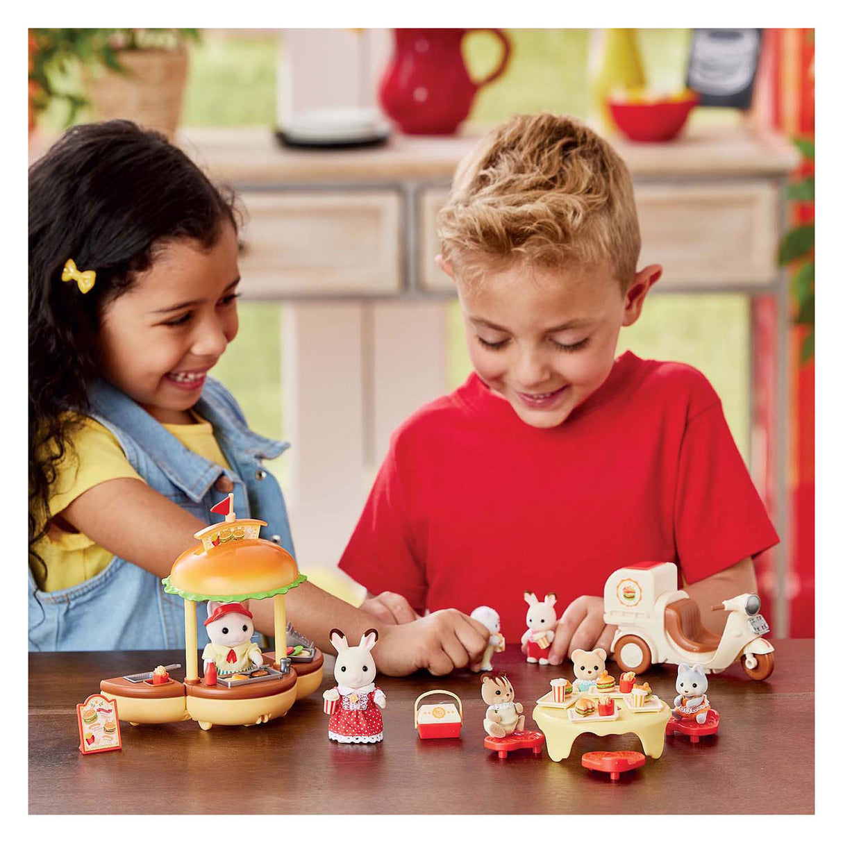 Stand de hamburgers des familles Sylvanian 5757