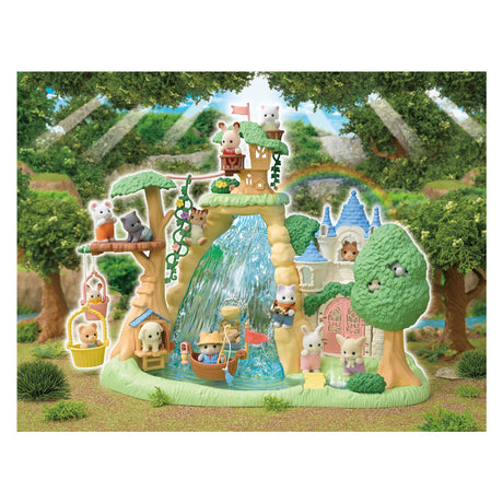 Sylvanian familles 5761 ensemble de cascade de forêt secrète