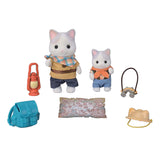 Sylvanian family 5763 duo aventures chat au lait frère et bébé