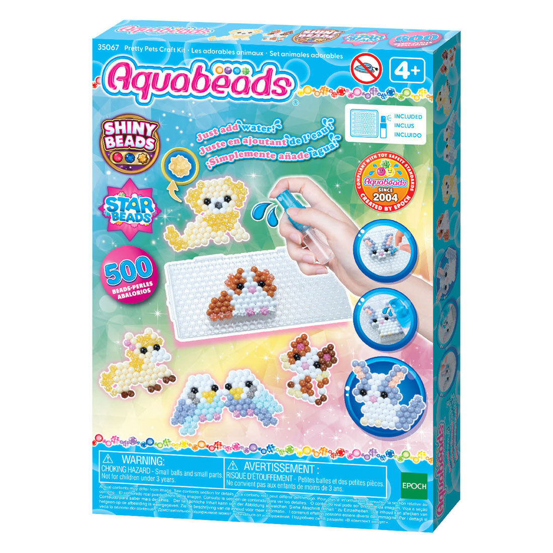 Ensemble d'animaux mignons Aquabeads