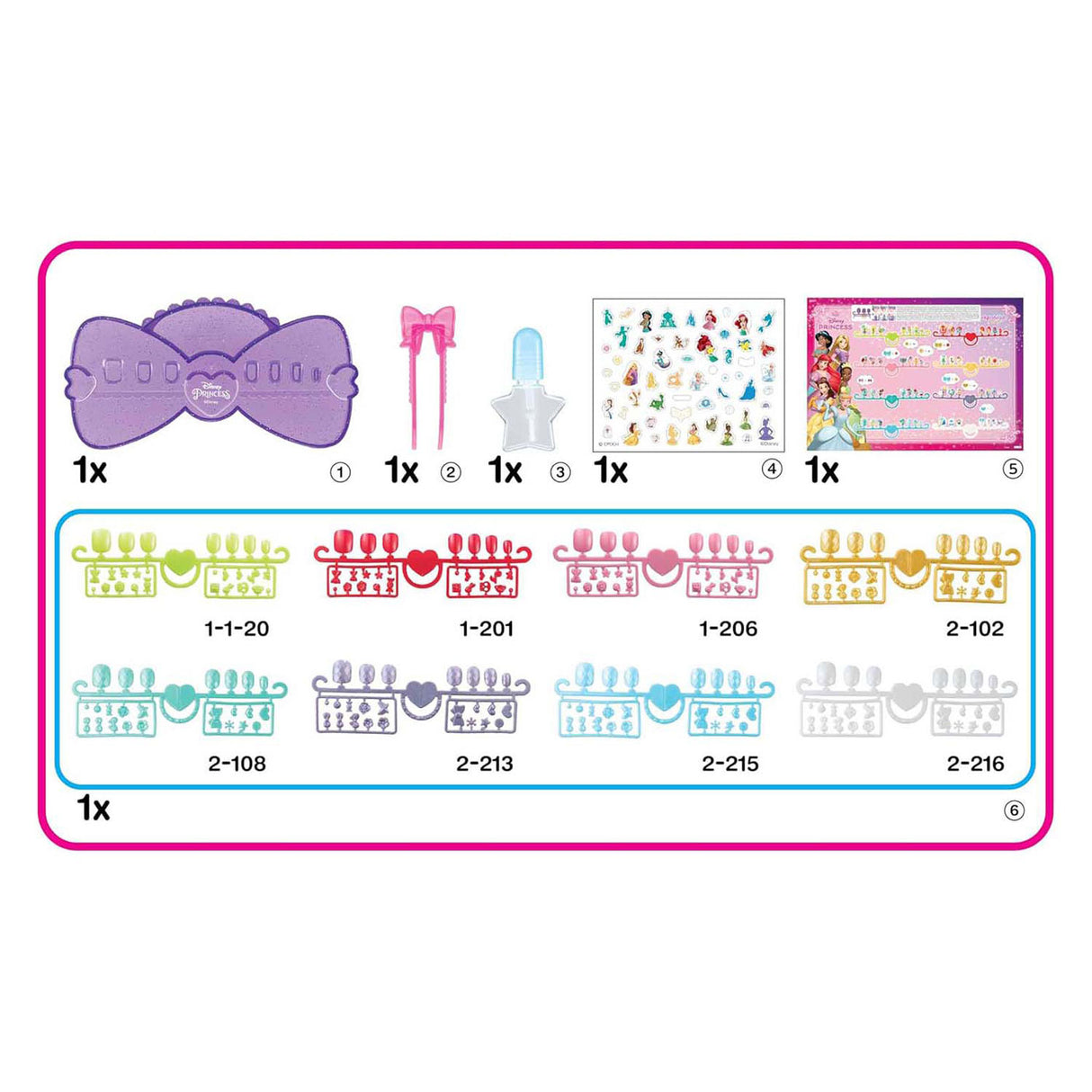 Aquabeads salon de manucure princesse disney