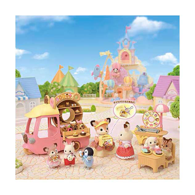 Sylvanian family 5808 chariot à beignets dip dip