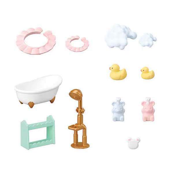 Familles Sylvanian 5805 l'heure du bain moussant frère soeur