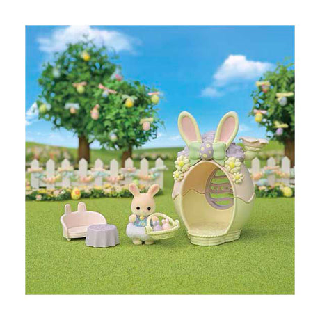 Familles Sylvanian 5802 cabane aux œufs de Pâques