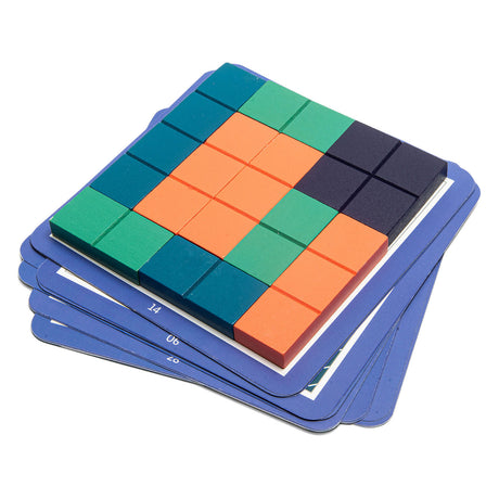 Bs toys puzzle carré - jouet éducatif - bois - à partir de 6 ans - jeu d'enfant - cadeau enfant