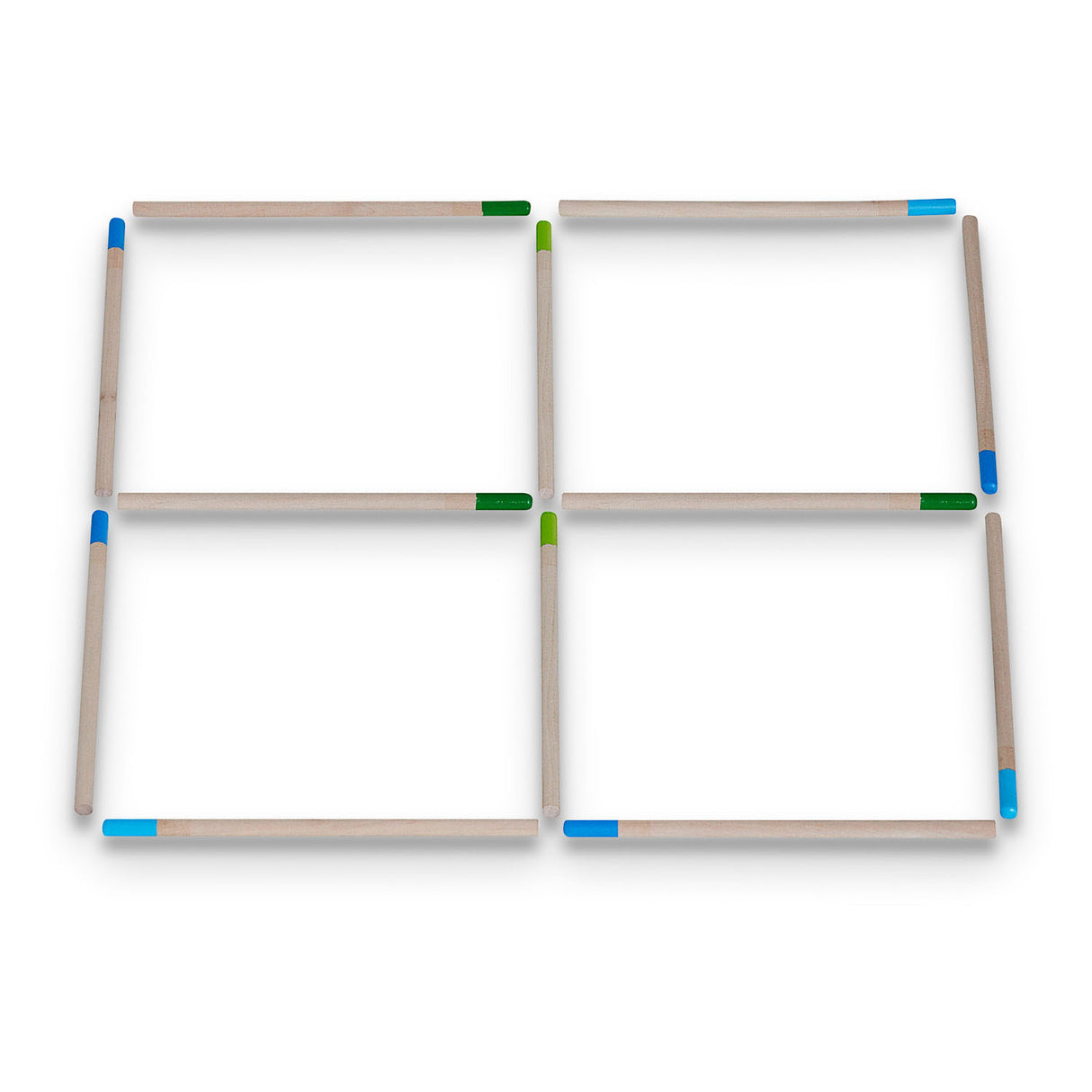 Bs toys puzzle d'allumettes - bois - à partir de 8 ans - 30 possibilités - jeu éducatif