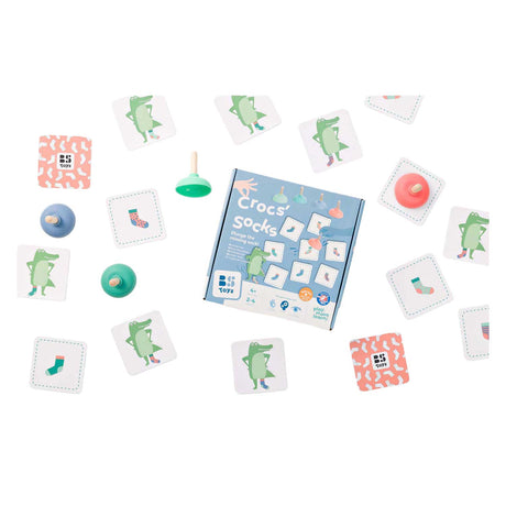 Mémo chaussette crocodile Bs Toys - un jeu d'enfant