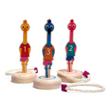 BS Toys Ringwerpen vogels trä kastspel