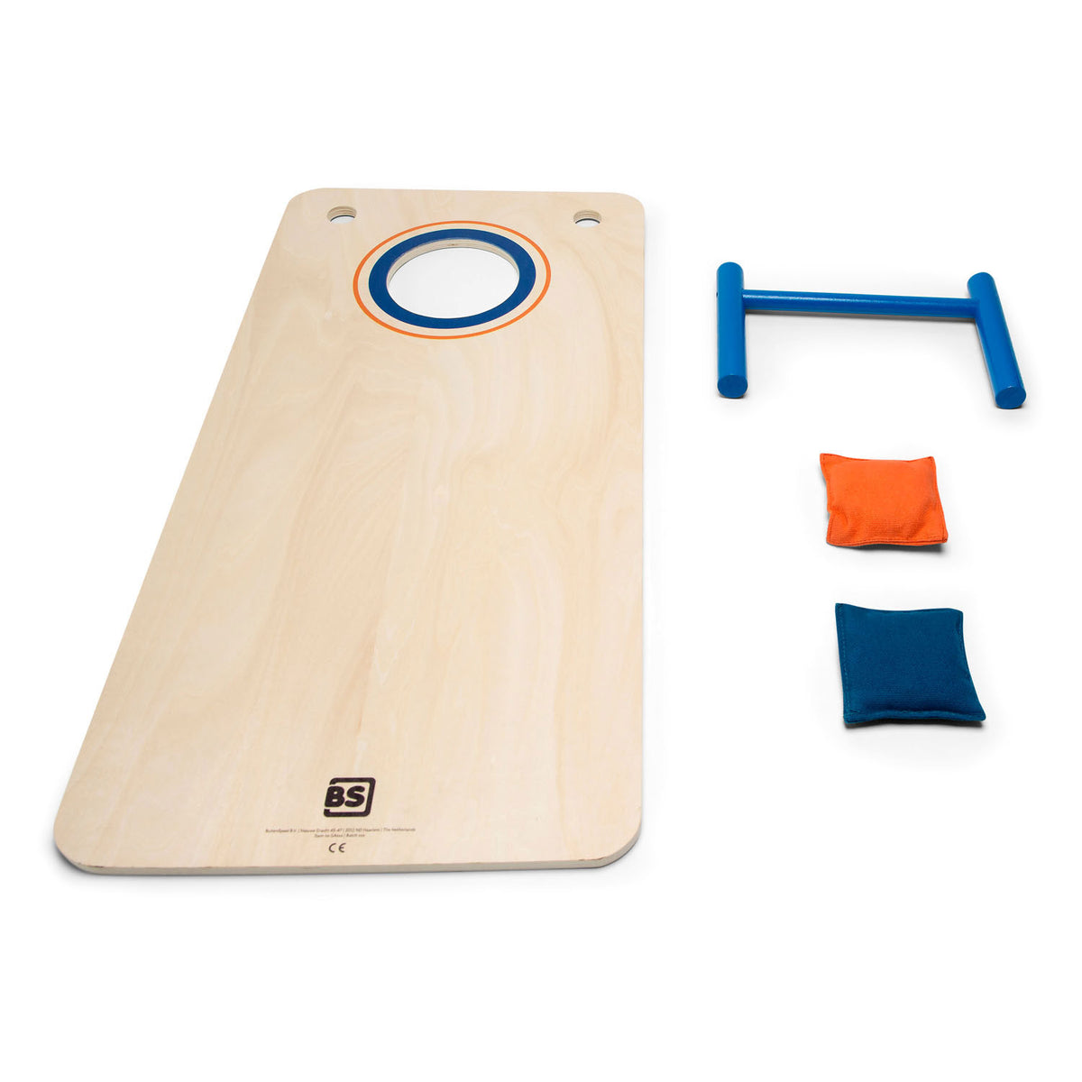 Bs toys jeu de cornhole - jeu de pouf - jouets d'extérieur à partir de 8 ans - jeu de lancer de pouf - jeux pour enfants - jouets d'extérieur - jeu d'extérieur - jeux d'extérieur - jouets de jardin - cadeau pour enfant