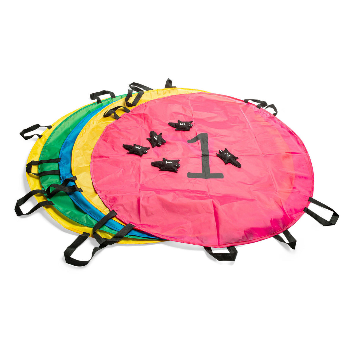 BS Toys Eekhoorn Parachutes Captando juego de lanzamiento