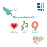 Jeu de lancer en bois finlandais BS Toys